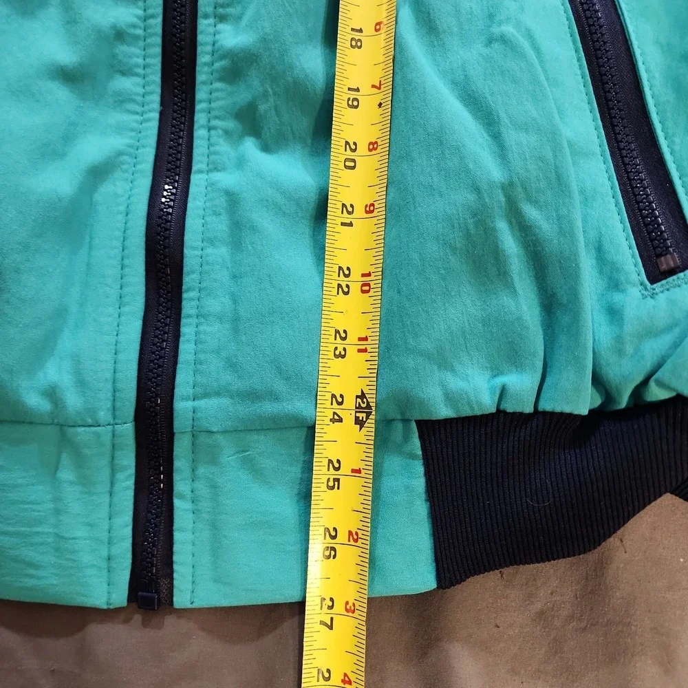 Vtg 90s Pepperidge Farm Jacket K-Products Made in USA Deadstock Teal Navy Men L
